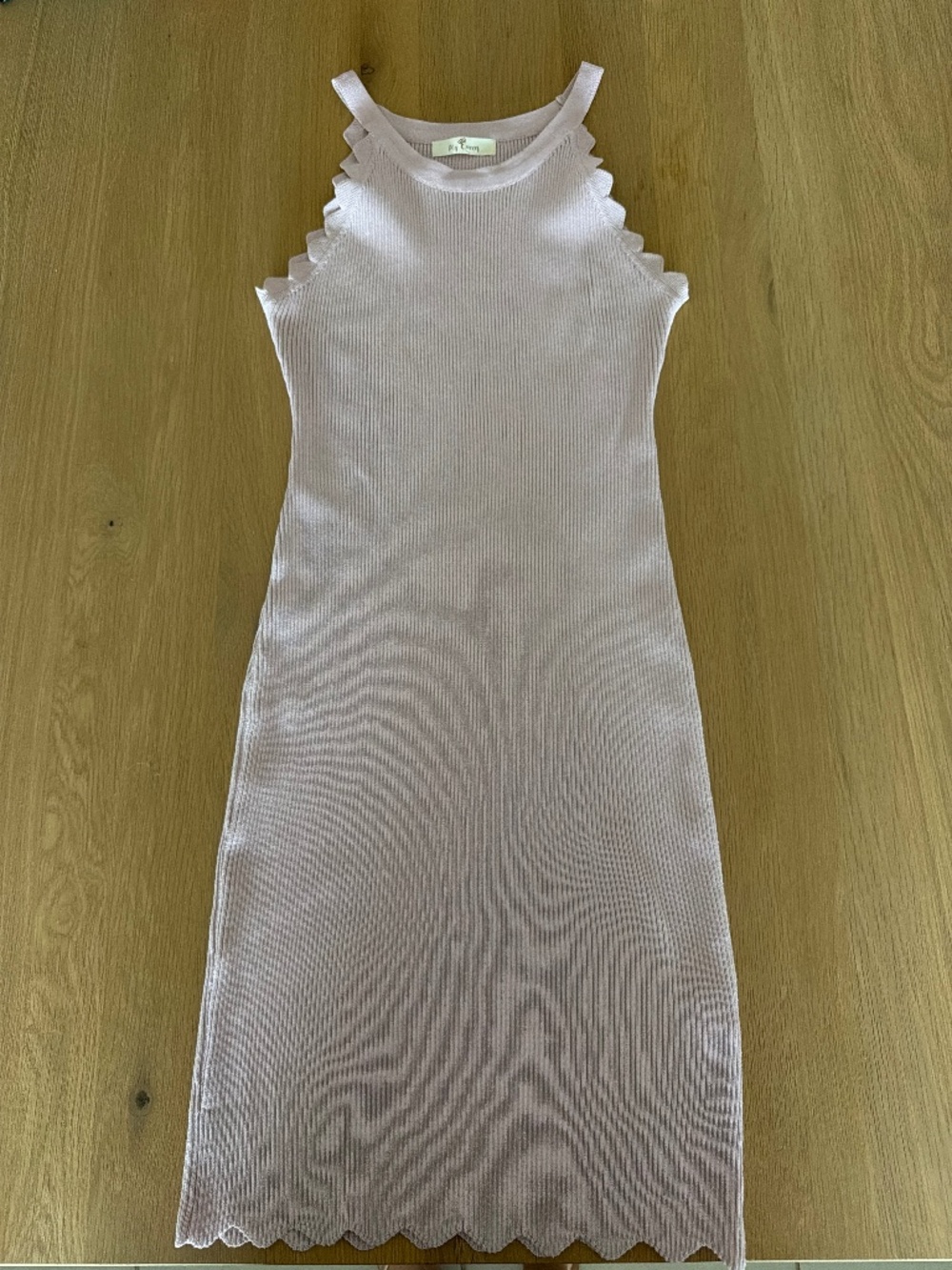 Light purple ribbed dress